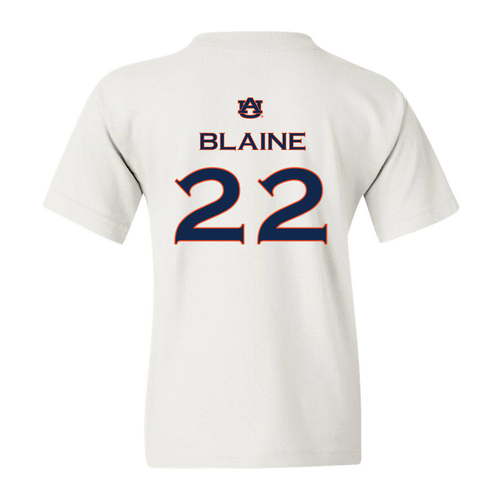 Auburn - NCAA Softball : Jessie Blaine - Youth T-Shirt Replica Shersey