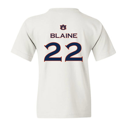 Auburn - NCAA Softball : Jessie Blaine - Youth T-Shirt Replica Shersey