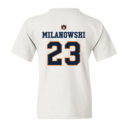 Auburn - NCAA Softball : Alexis Milanowski - Youth T-Shirt Sports Shersey