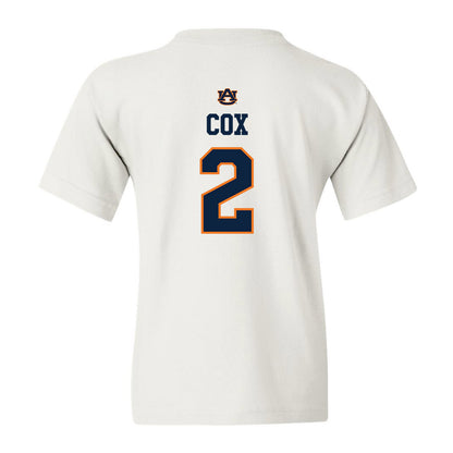 Auburn - NCAA Softball : Sydney Cox - Youth T-Shirt Sports Shersey