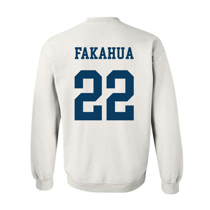 BYU - NCAA Football : Mason Fakahua Home Shersey Sweatshirt