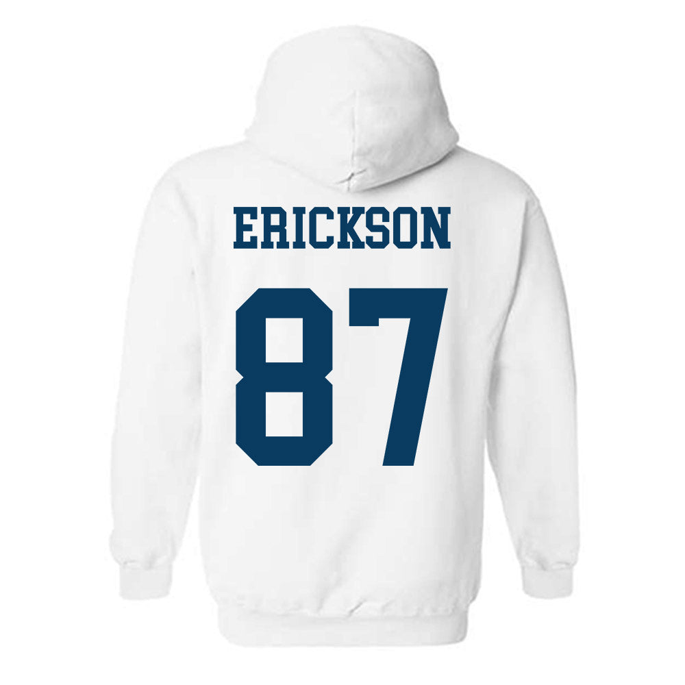 BYU - NCAA Football : Ethan Erickson Home Shersey Hooded Sweatshirt