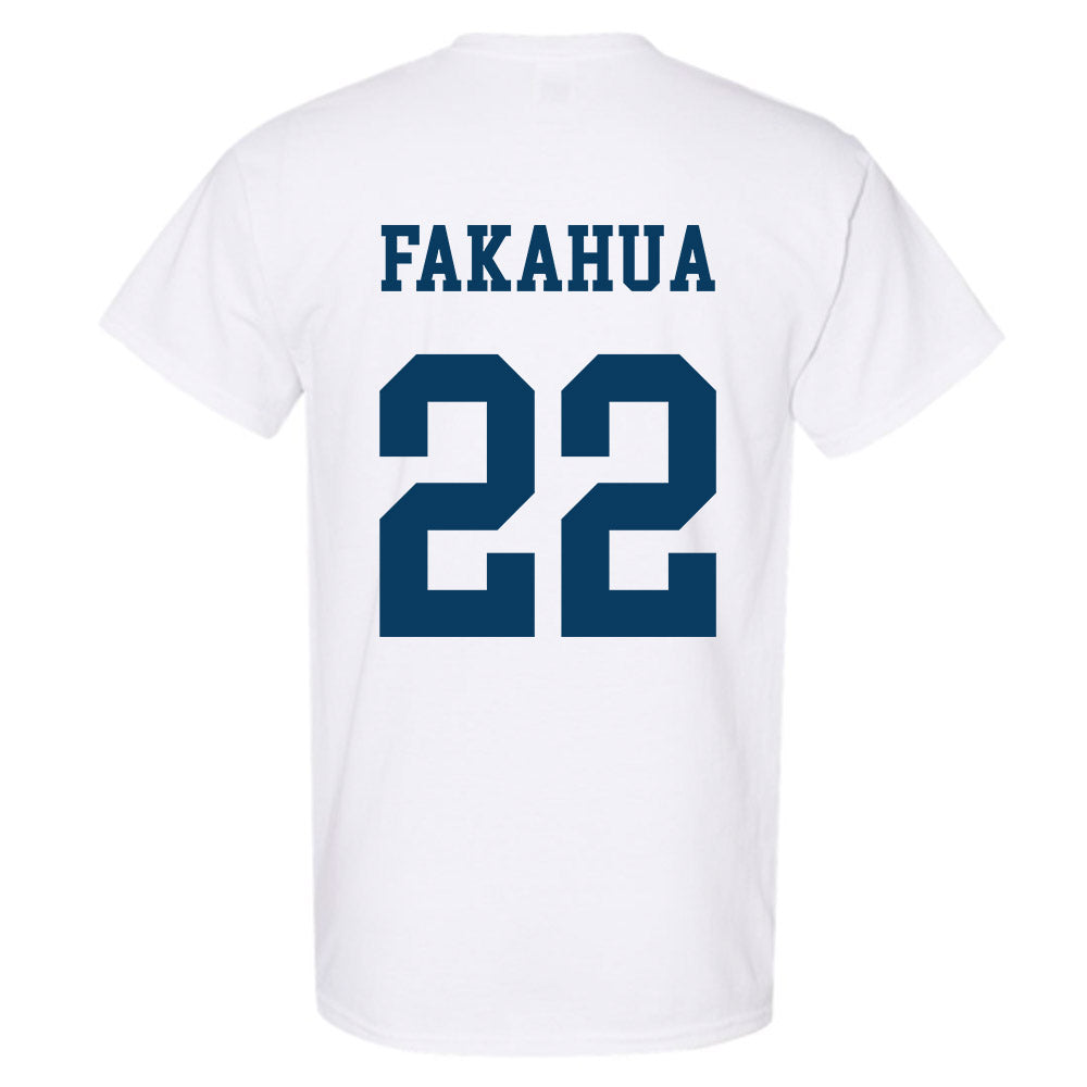 BYU - NCAA Football : Mason Fakahua Home Shersey Short Sleeve T-Shirt