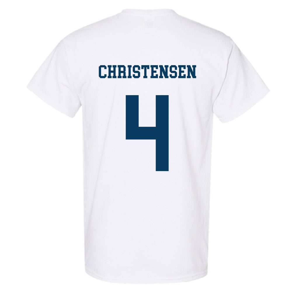 BYU - NCAA Football : Caleb Christensen Home Shersey Short Sleeve T-Shirt