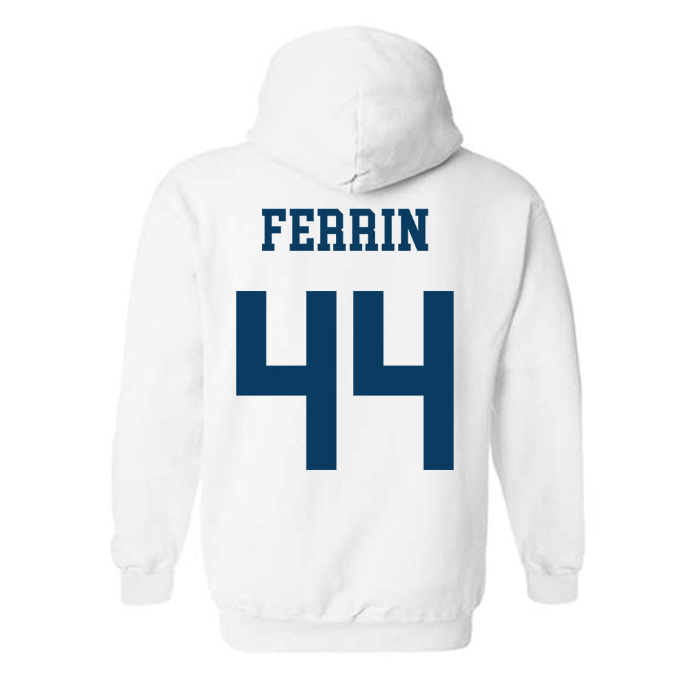 BYU - NCAA Football : Will Ferrin Home Shersey Hooded Sweatshirt