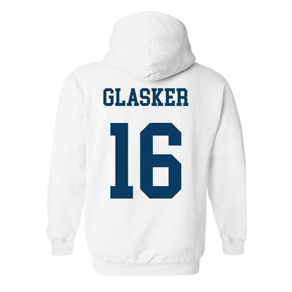 BYU - NCAA Football : Isaiah Glasker Home Shersey Hooded Sweatshirt