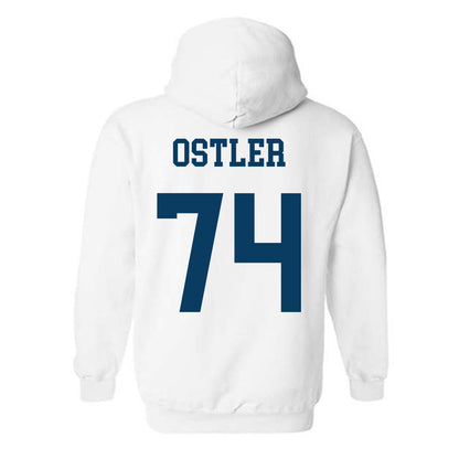 BYU - NCAA Football : Trevin Ostler Home Shersey Hooded Sweatshirt