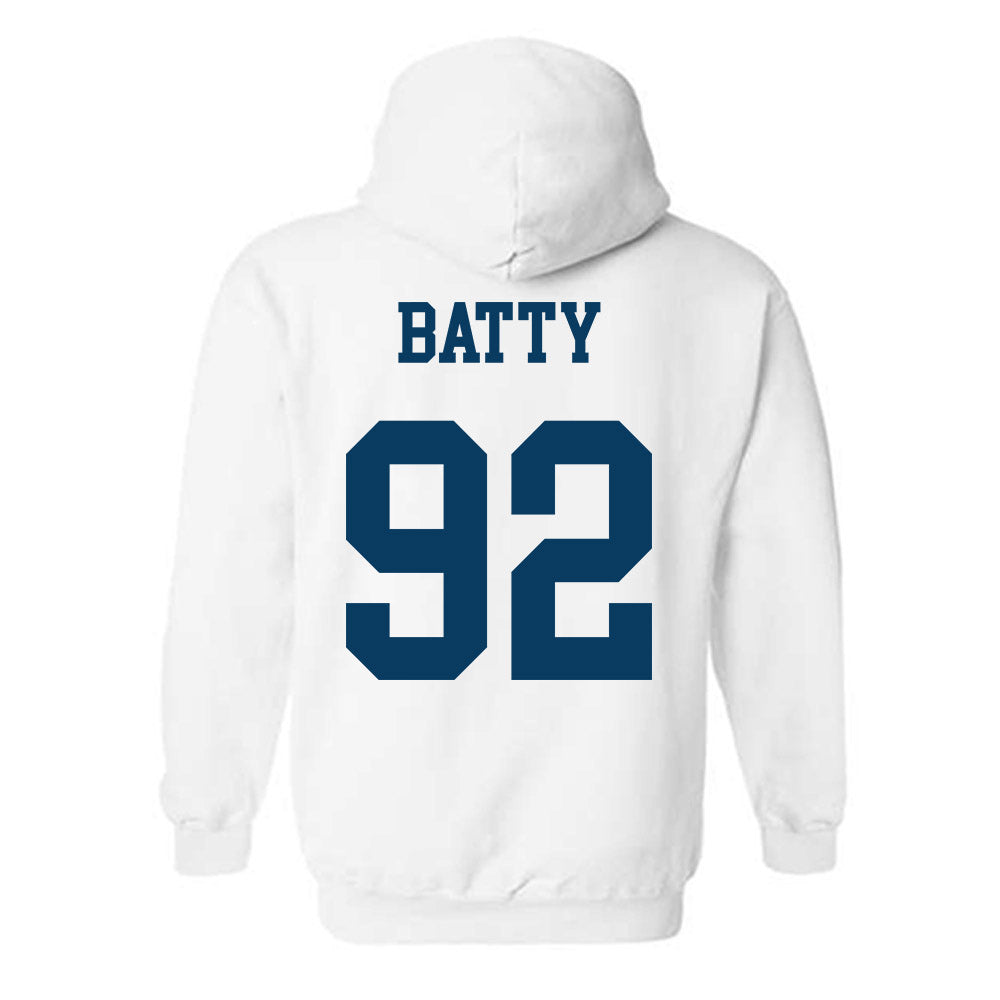 BYU - NCAA Football : Tyler Batty Home Shersey Hooded Sweatshirt