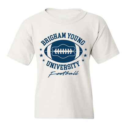 BYU - NCAA Football : Cade Fennegan Home Shersey Youth T-Shirt