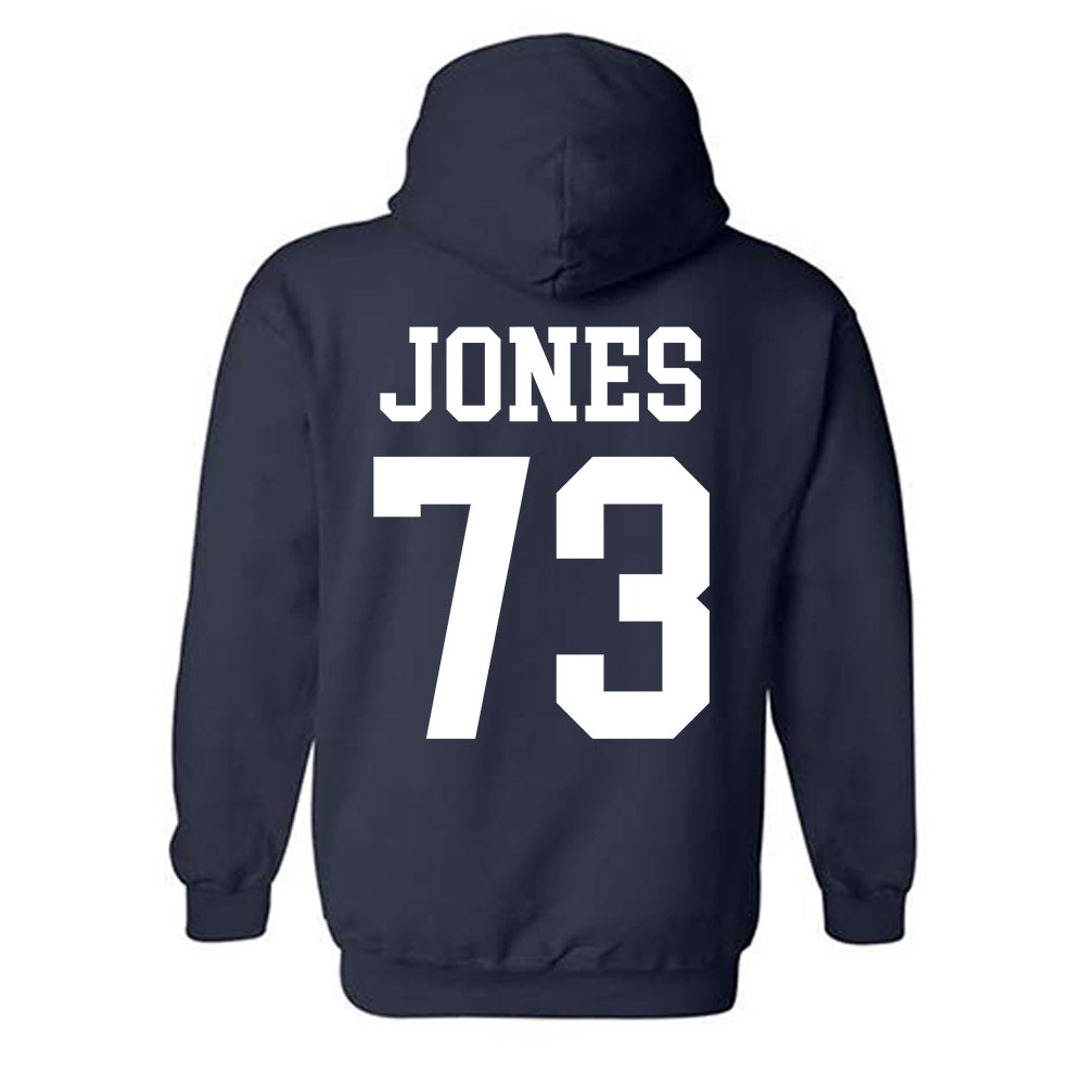 BYU - NCAA Football : Weston Jones - Hooded Sweatshirt Generic Shersey