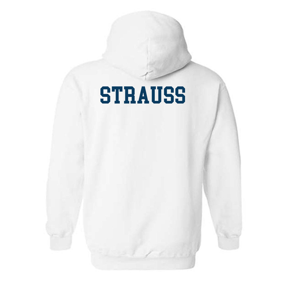 BYU - NCAA Men's Swimming & Diving : Mickey Strauss - Hooded Sweatshirt Classic Shersey