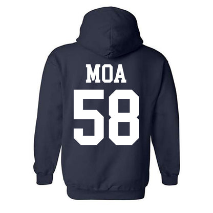 BYU - NCAA Football : Aisea Moa Hooded Sweatshirt