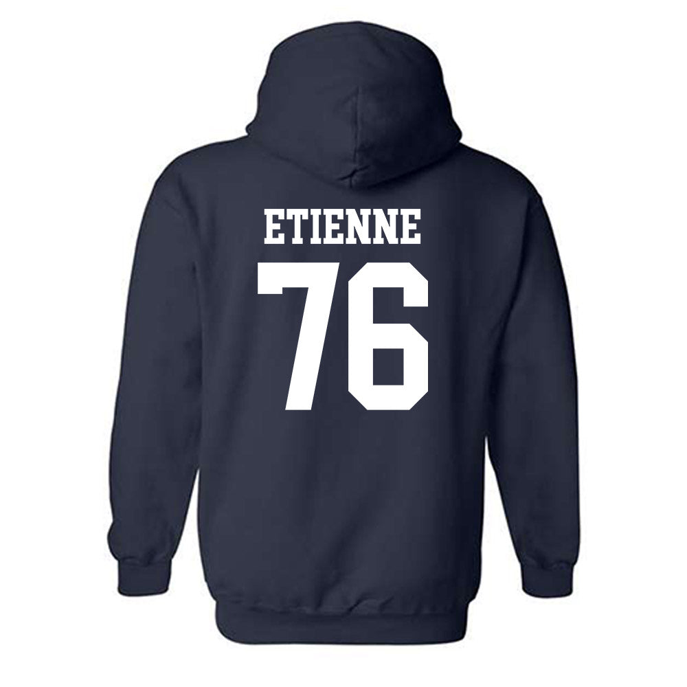 BYU - NCAA Football : Caleb Etienne - Hooded Sweatshirt Sports Shersey