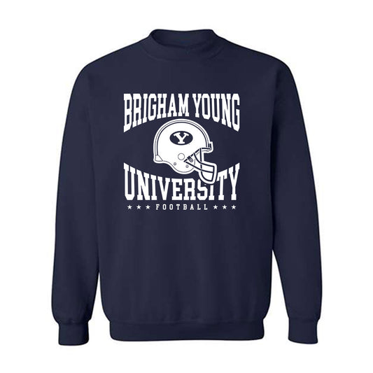 BYU - NCAA Football : Aj Vongphachanh - Crewneck Sweatshirt Sports Shersey