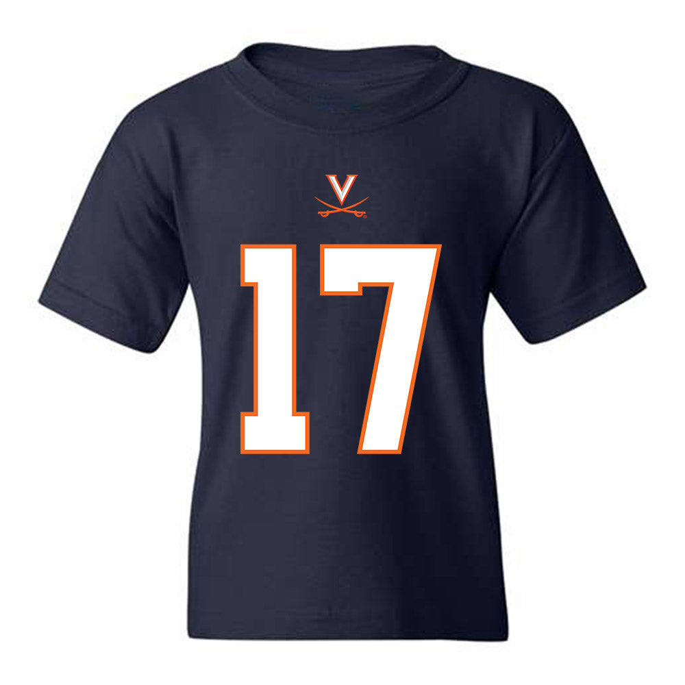 Virginia - NCAA Football : Aidan Ryan Youth T-Shirt