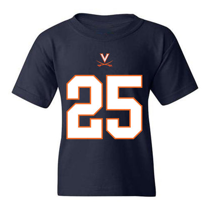 Virginia - NCAA Football : Terell Jones Youth T-Shirt