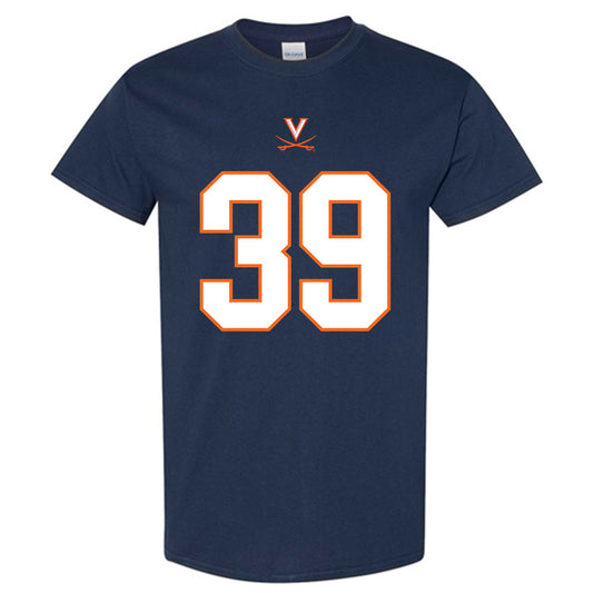 Virginia - NCAA Football : Robbie Engelberg Short Sleeve T-Shirt