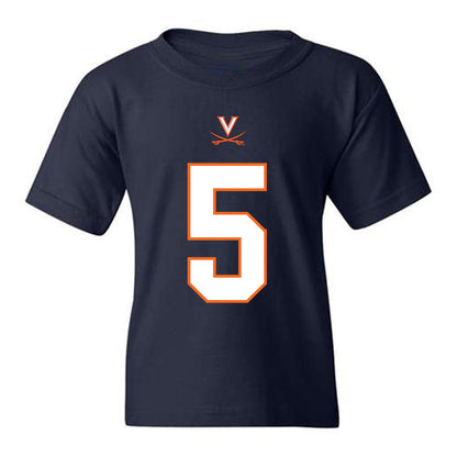 Virginia - NCAA Football : Kobe Pace - Youth T-Shirt