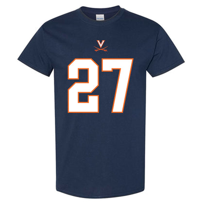 Virginia - NCAA Football : Trent Baker-booker - Shersey Short Sleeve T-Shirt