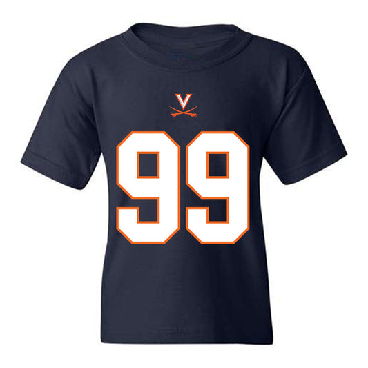 Virginia - NCAA Football : Daryl Jones - Shersey Youth T-Shirt