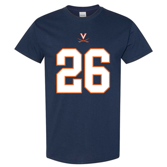 Virginia - NCAA Football : Ethan Davies Short Sleeve T-Shirt