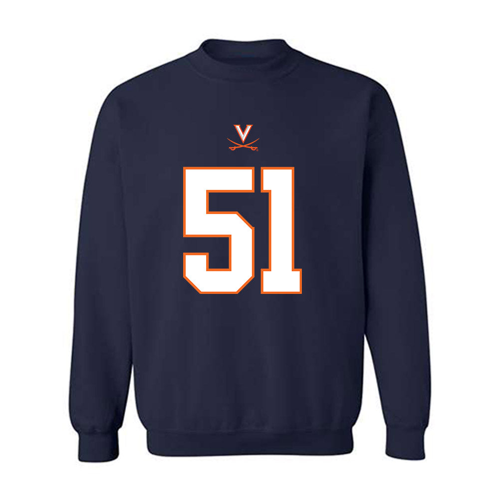 Virginia - NCAA Football : Ty Furnish Sweatshirt