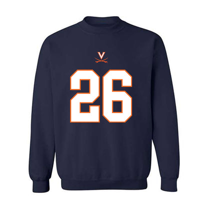 Virginia - NCAA Football : Ethan Davies Sweatshirt