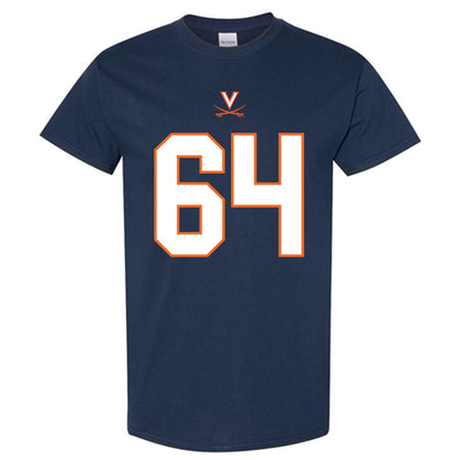 Virginia - NCAA Football : Cole Surber - Short Sleeve T-Shirt