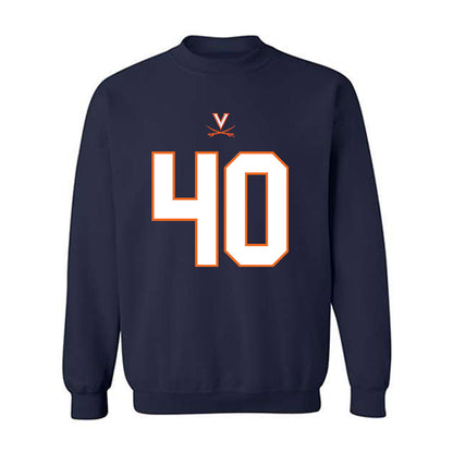 Virginia - NCAA Football : Rob Keys - Shersey Sweatshirt