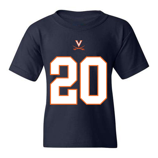 Virginia - NCAA Football : Xavier Brown Youth T-Shirt
