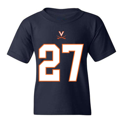 Virginia - NCAA Football : Trent Baker-booker - Shersey Youth T-Shirt