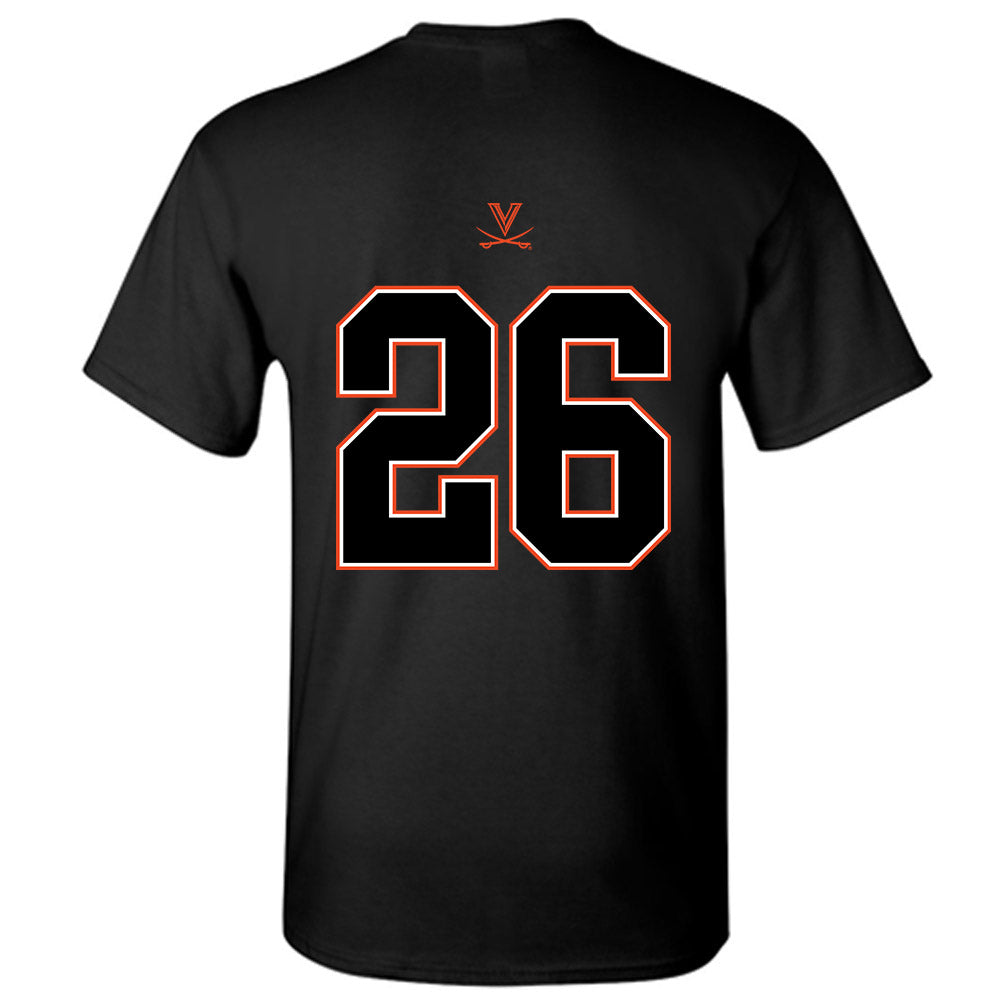 Virginia - NCAA Football : Ethan Davies Shersey Short Sleeve T-Shirt