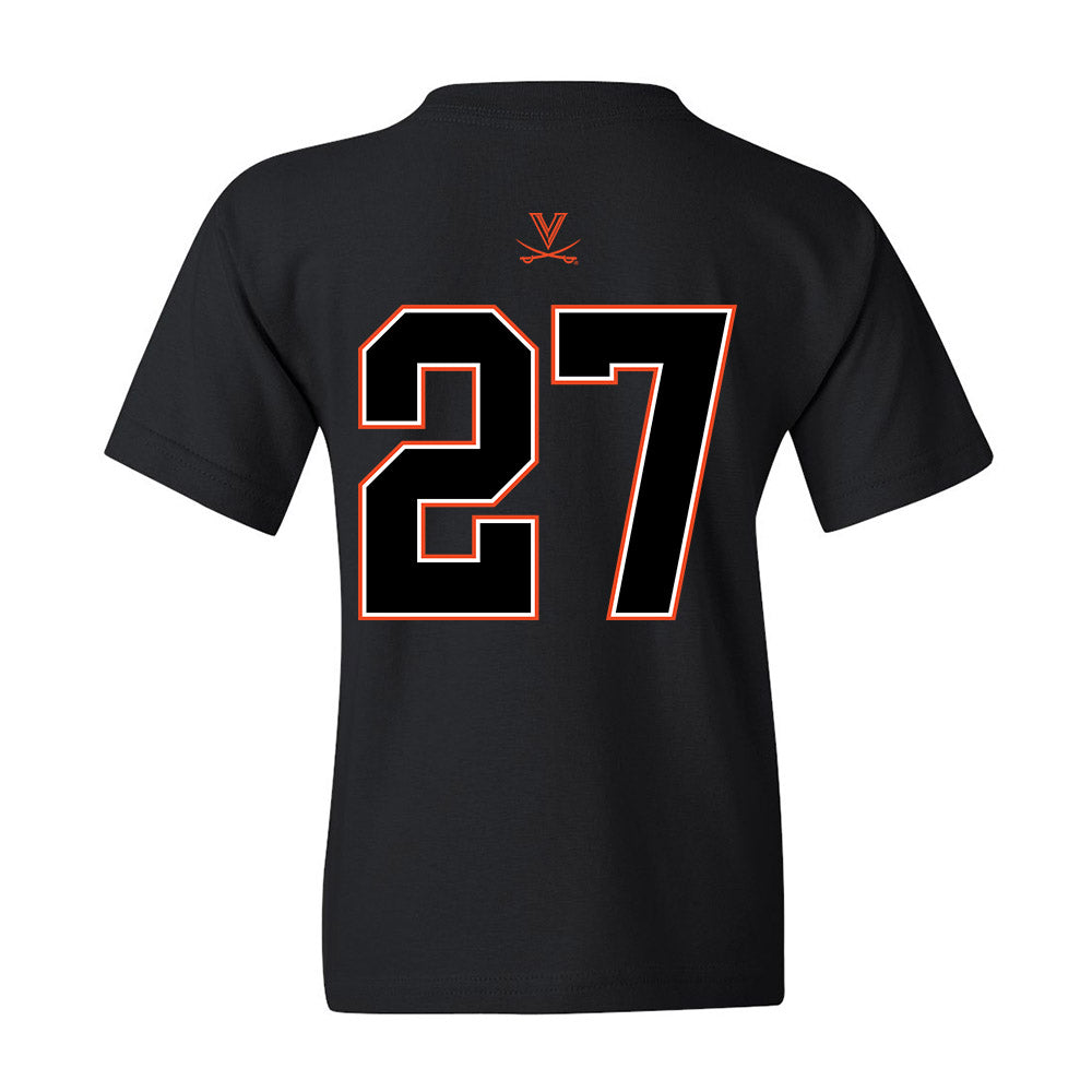 Virginia - NCAA Football : Trent Baker-booker - Shersey Youth T-Shirt