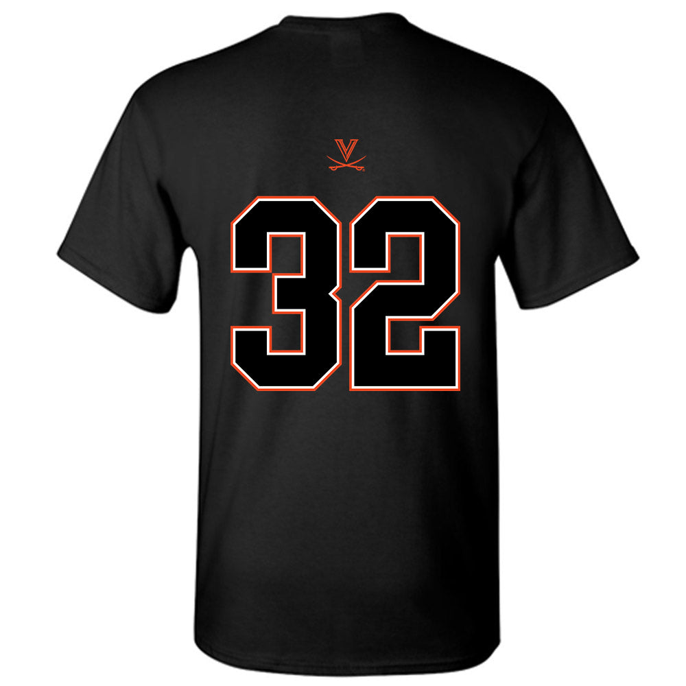 Virginia - NCAA Football : Luke Byrne Shersey Short Sleeve T-Shirt