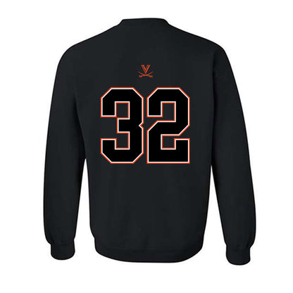 Virginia - NCAA Football : Luke Byrne Shersey Sweatshirt