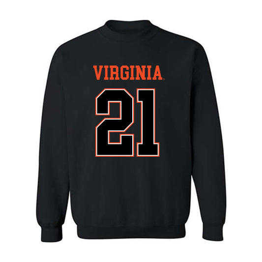 Virginia - NCAA Football : Landon Spell Shersey Sweatshirt