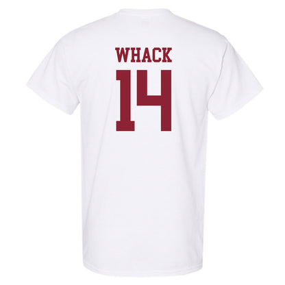 UMass - NCAA Football : Donta Whack - Uniform White Shersey Short Sleeve T-Shirt