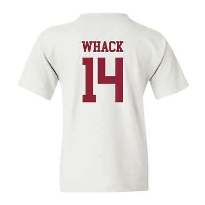 UMass - NCAA Football : Donta Whack - Uniform White Shersey Youth T-Shirt