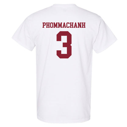 UMass - NCAA Football : Taisun Phommachanh - Uniform White Shersey Short Sleeve T-Shirt