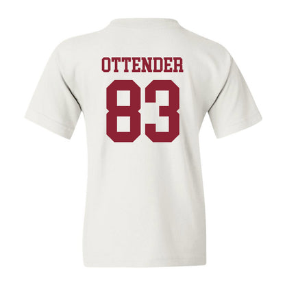 UMass - NCAA Football : Eric Ottender - Uniform White Youth T-Shirt