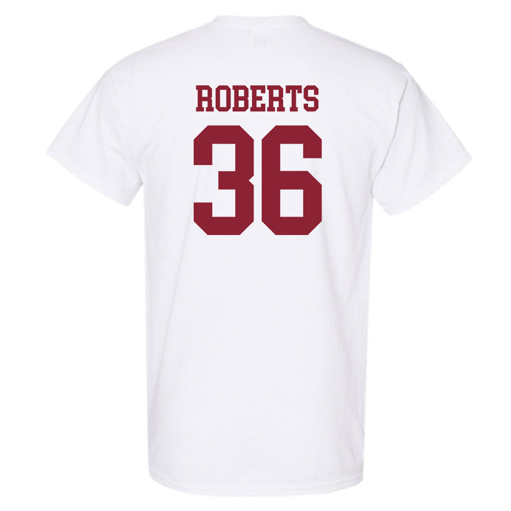 UMass - NCAA Football : Jyree Roberts - Uniform White Shersey Short Sleeve T-Shirt