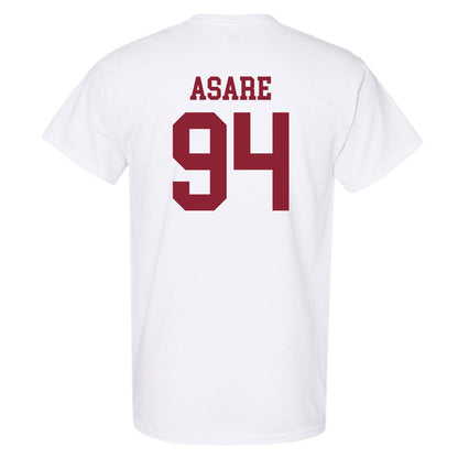 UMass - NCAA Football : Kofi Asare - Uniform White Shersey Short Sleeve T-Shirt