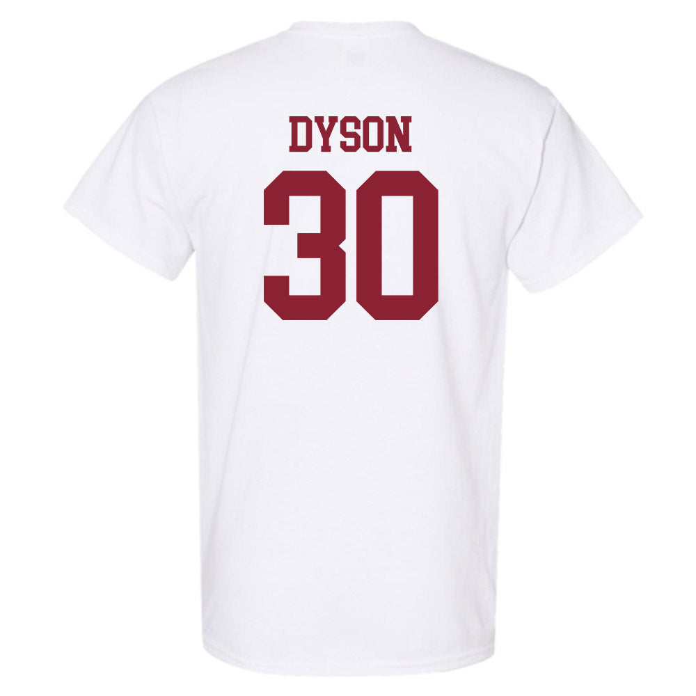 UMass - NCAA Football : Donovan Dyson - Uniform White Shersey Short Sleeve T-Shirt