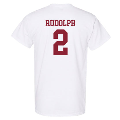 UMass - NCAA Football : Tyler Rudolph - Uniform White Shersey Short Sleeve T-Shirt