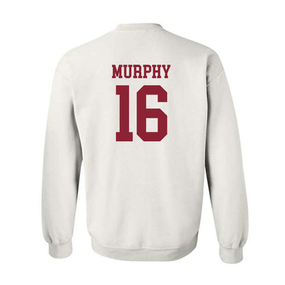 UMass - NCAA Football : Jaylen Murphy - Uniform White Shersey Sweatshirt