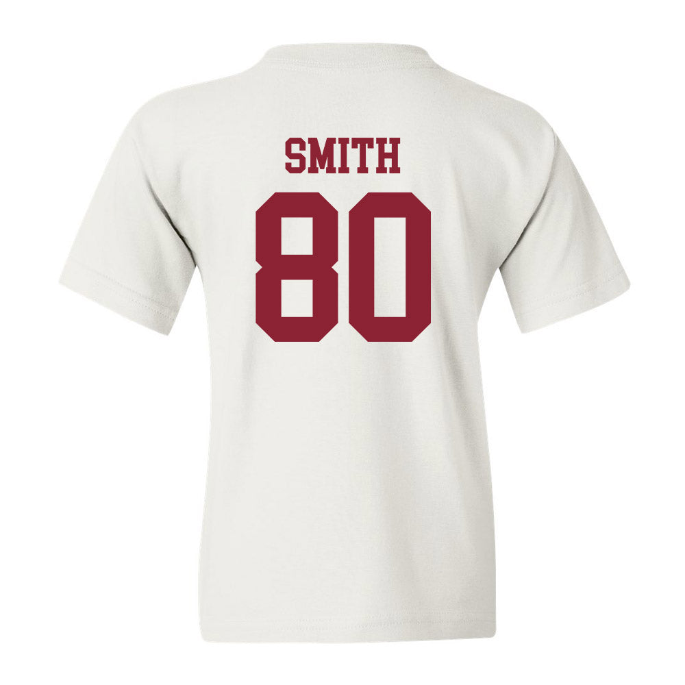 UMass - NCAA Football : Matt Smith - Uniform White Shersey Youth T-Shirt