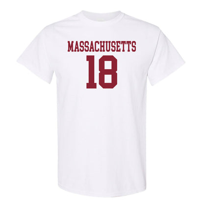 UMass - NCAA Football : Louce Julien - Uniform White Shersey Short Sleeve T-Shirt