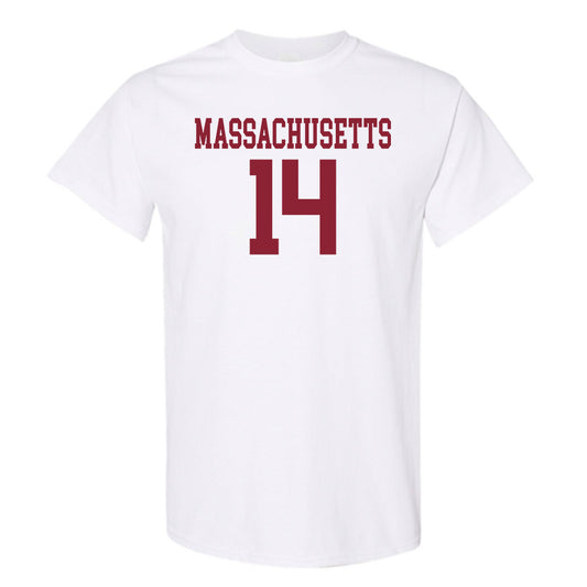 UMass - NCAA Football : Donta Whack - Uniform White Shersey Short Sleeve T-Shirt