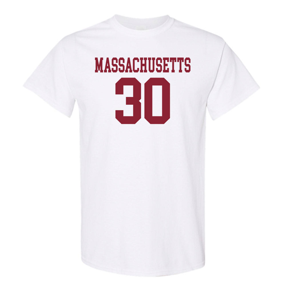 UMass - NCAA Football : Donovan Dyson - Uniform White Shersey Short Sleeve T-Shirt