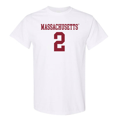 UMass - NCAA Football : Tyler Rudolph - Uniform White Shersey Short Sleeve T-Shirt